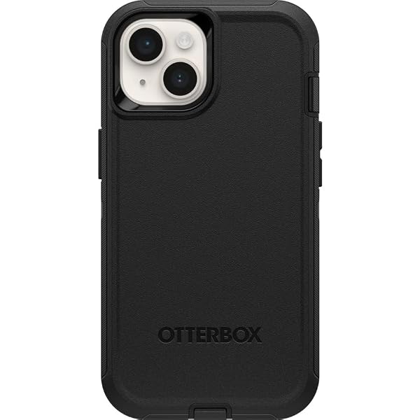 OtterBox iPhone 14 & iPhone 13 (Only) - Defender Series Case - Black - Rugged & Durable - with Port Protection - Includes Holster Clip Kickstand - Non-Retail Packaging by OtterBox - Used condition - Image 3