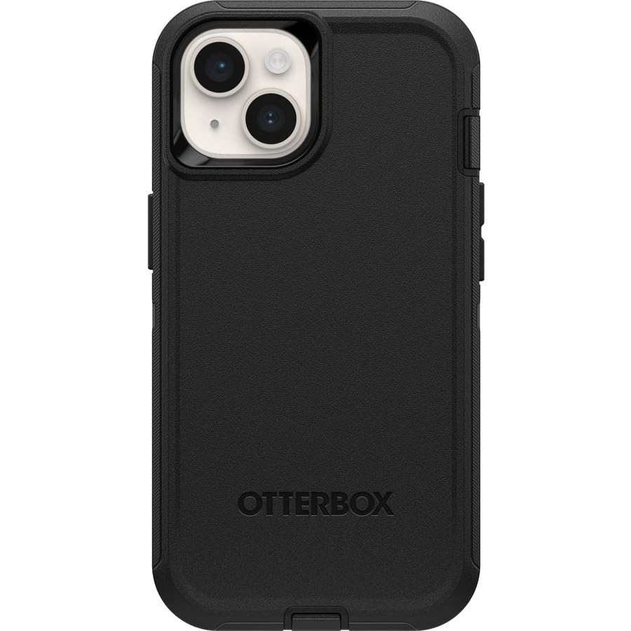OtterBox iPhone 14 & iPhone 13 (Only) - Defender Series Case - Black - Rugged & Durable - with Port Protection - Case Only - Non-Retail Packaging