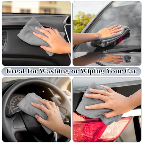 Image of 45 Pack Microfiber Cleaning Cloth Roll, 10 inch x 10 inch Tear Away Reusable Towels Washable Rags Super Absorbent Microfiber Towels for Car Drying Dishes Kitchen Cleaning