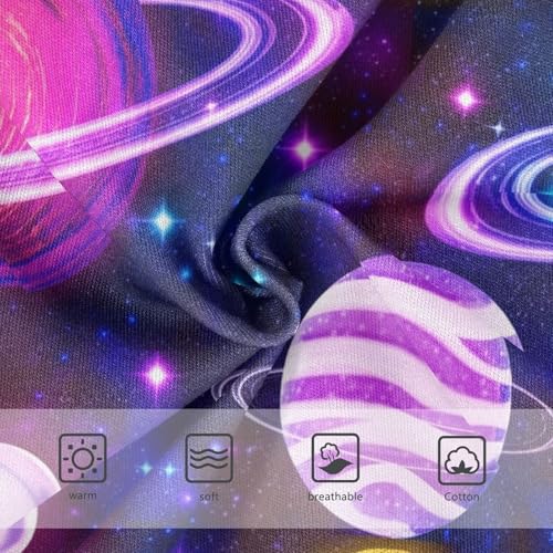 Joisal Vibrant Colorful Planets Space Toddler Underwear Floral 2t Cotton Panties for Girl Artistic Briefs Underpants3