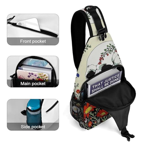 Supdreamc mochila tipo sling ultraligera crossbody para actividades miniatura 4