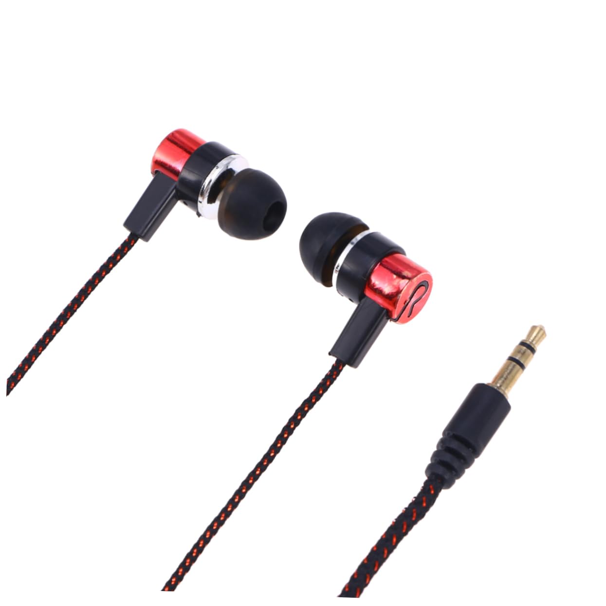 in-Ear Headphones Plug Wired Earphones for Comfortable Ergonomic Design