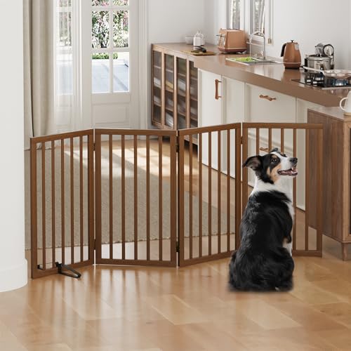Hundegitter für Türen, hohes Hundegitter für den Innenbereich, Faltbare Haustiertore für Türen Schlafzimmer… – Ansicht 5