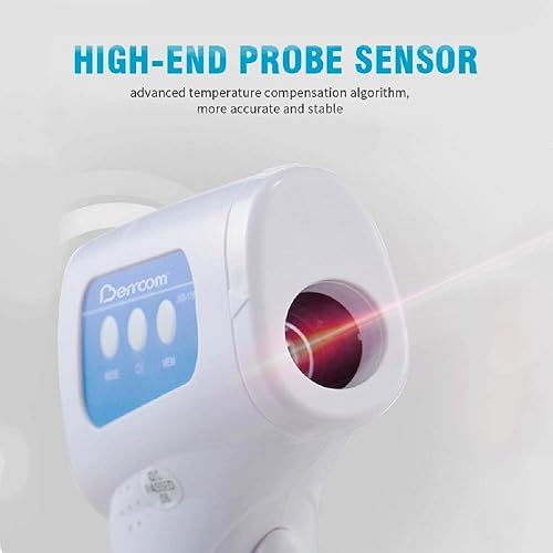 Miniatura 4 de Termómetro de frente para adultos, termómetro infrarrojo sin contacto para la frente con función de alarma de fiebre, grado médico para bebés, niños