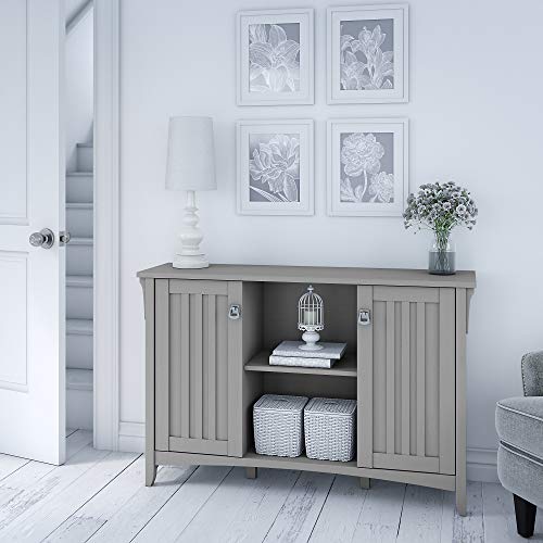 Bush Furniture Salinas Accent Storage Cabinet With Doors, Cape Cod Gray #TOP1