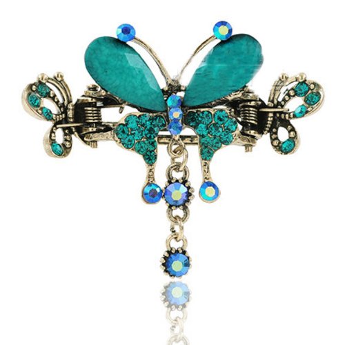 Paixpays Vivid Butterfly Hair Clip Pin Barrette Accessory Random Color Sent