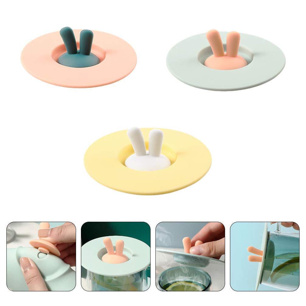 Cabilock Lot De 4 Couvercles En Silicone Pour Tasses à Sauce Et Condiments Pour Sauce à La Moutarde