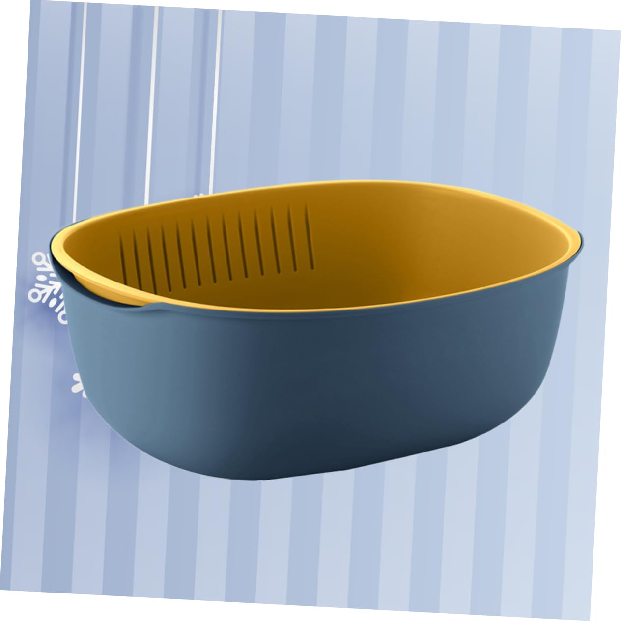 Alipis Scolapasta in Silicone per Pentola, Cestello Scolapiatti Doppio Strato in Pp, Cestino per Frutta e Verdura, Salvaspazio per Cucina e Casa