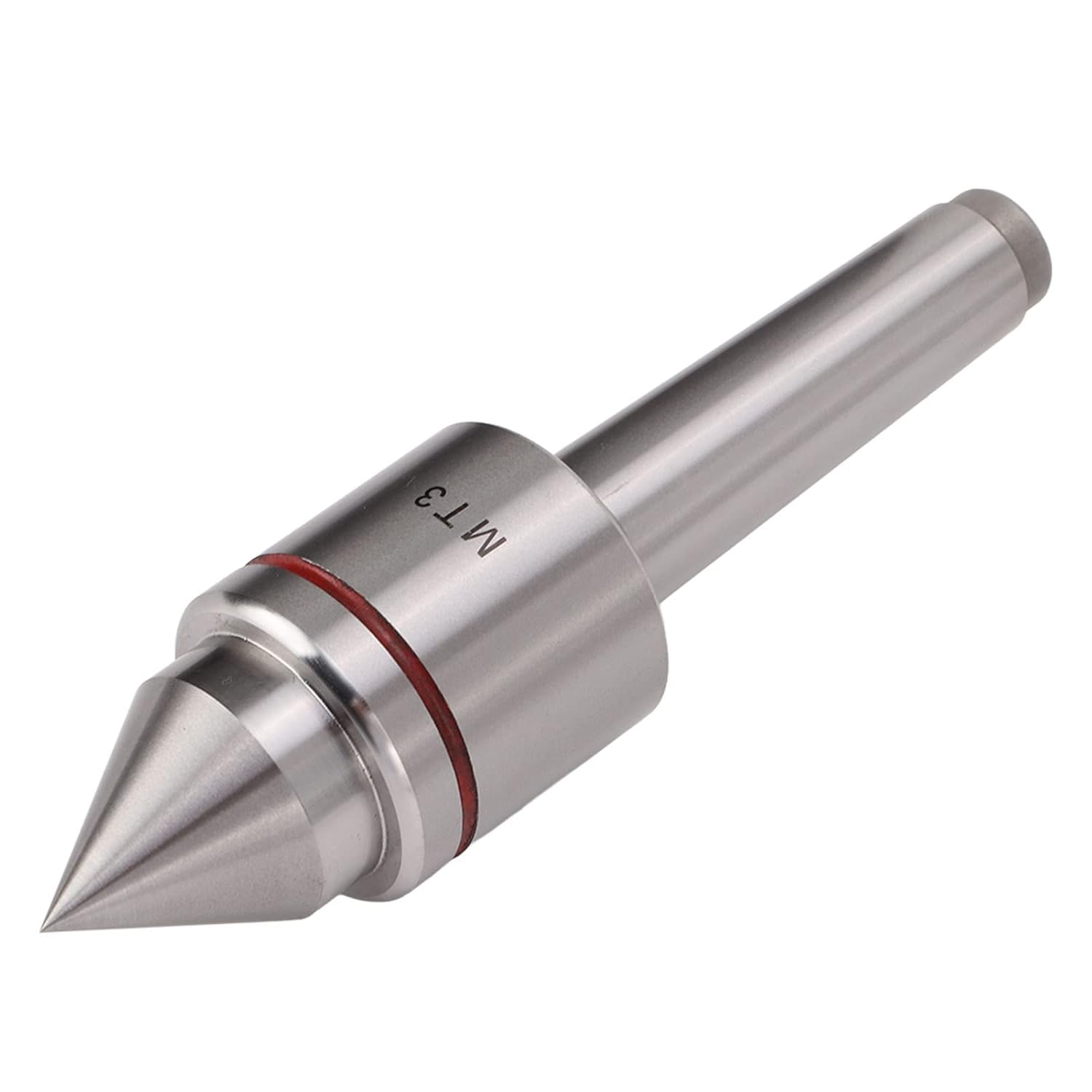 60° Live Center MT3 for CNC Lathes, High Carbon Steel Construction, 0.005 Accuracy, Smooth Bearings Combination for High Speed Machining