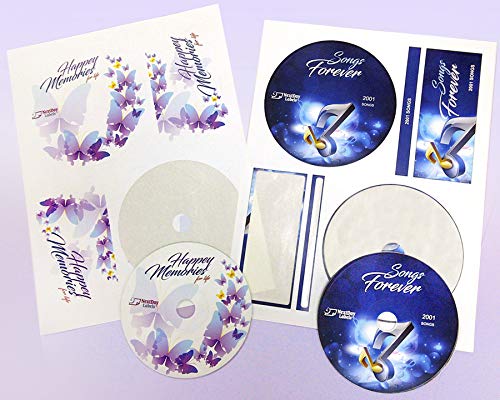 Memorex Cd/Dvd Label, 2 Per Page (250 Labels / 125 Sheets) #TOP2