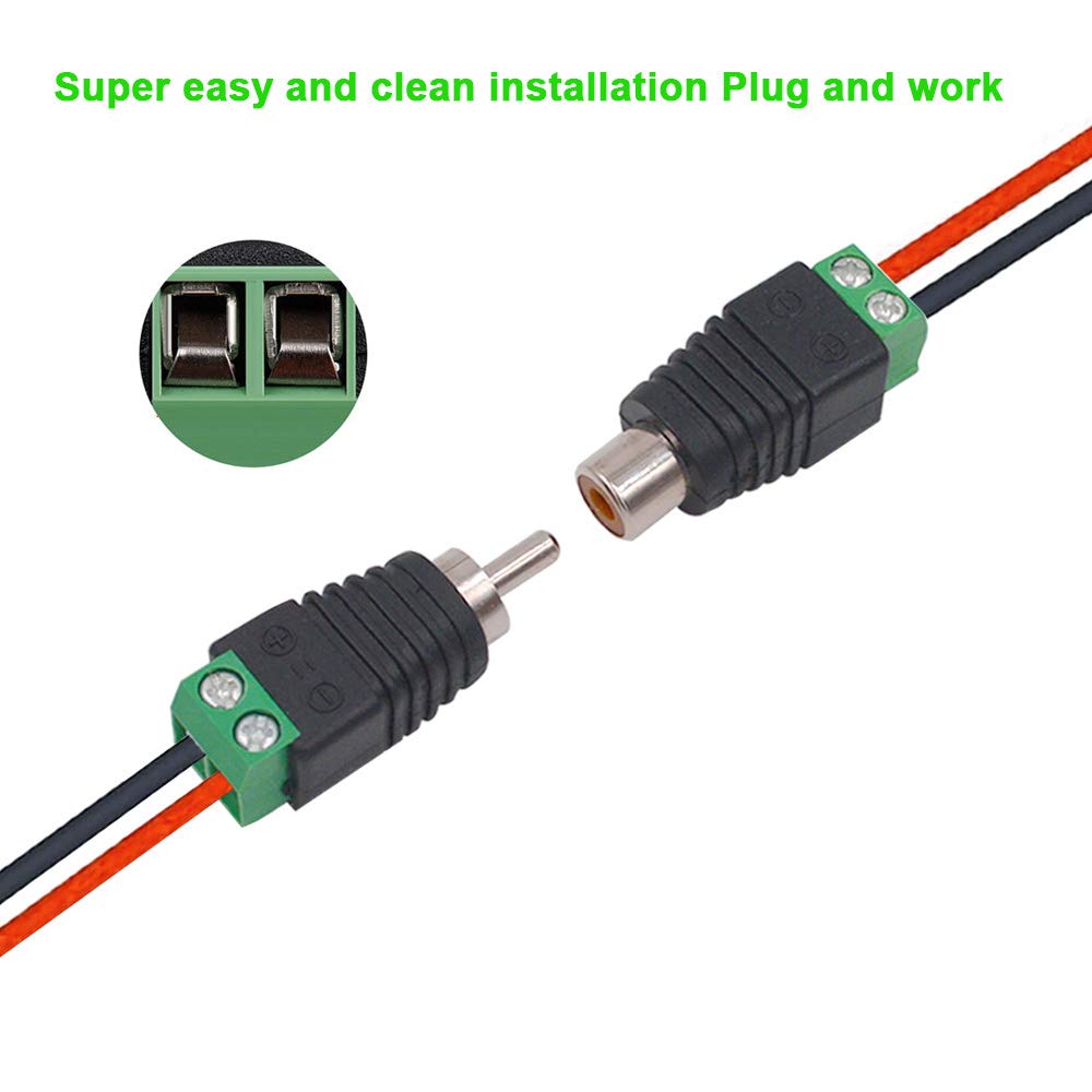 Adattatore S-Video femmina a RCA maschio, cavo composito