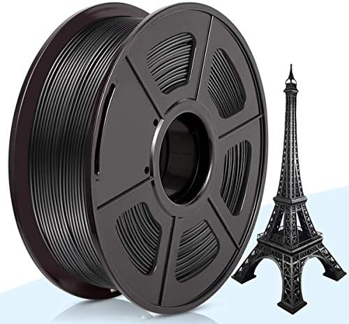 3D Printer Filament PLA Plus,1.75mm PLA Plus Filament for 3D Printers,Dimensional Accuracy +/- 0.02mm,White & Grey PLA Plus,2KG(Spool),1.75mm 3D Printing Filament