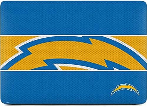 Skinit Decal Laptop Skin Compatible with MacBook Air 13in Retina (2018-2019) - Officially Licensed NFL Los Angeles Chargers Zone Block Design