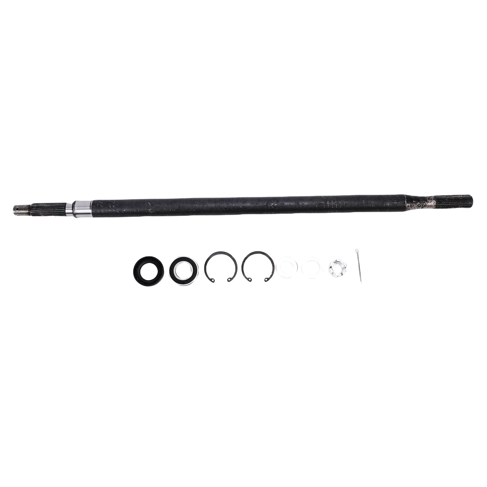 POENVFPO Kit albero asse posteriore per carrello da golf, struttura in metallo, prestazioni migliorate per sostituzione dell'albero motore EZGO RXV