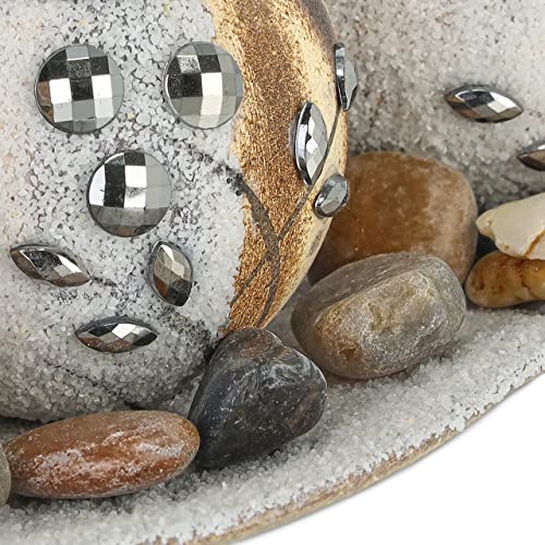 Relaxdays Portacandele, con Vassoio a Forma di