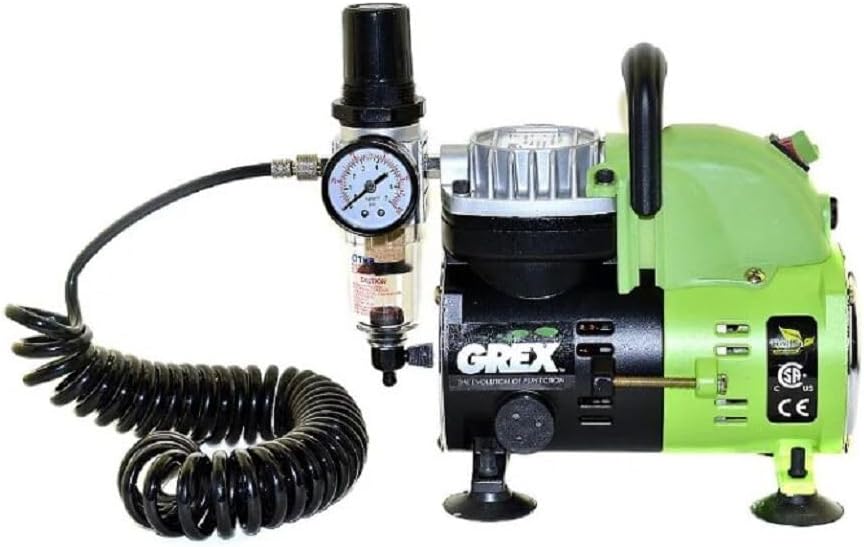 Grex AC1810-A 1/8 HP 115V Portable Piston Air Compressor