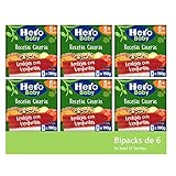 Hero Baby Tarrito Infantil - Tarritos Recetas Caseras de Lentejas con Verduritas, Sin Aceite de Palma, Sin Sal Añadida, Para Bebés desde 8 Meses, Ingredientes 100% Naturales, 6 Packs de 2 x 190 gr