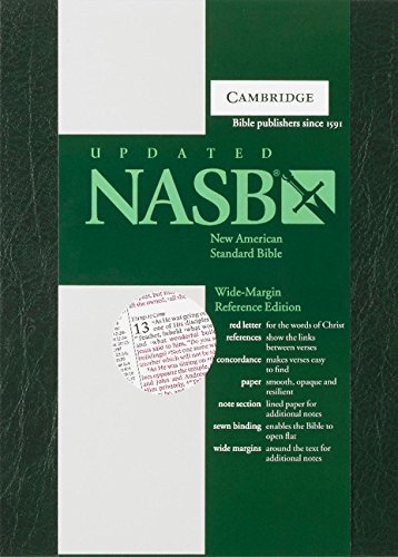 NASB Wide-Margin Reference Green Hardcover NS743XRM