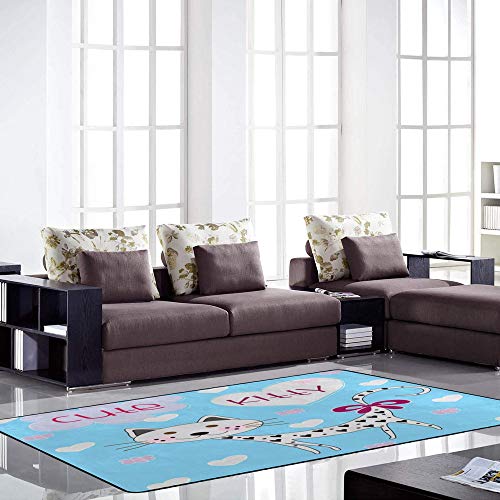 Tapis de maison design moderne grand format en polyester pour protéger et décorer le salon - 4