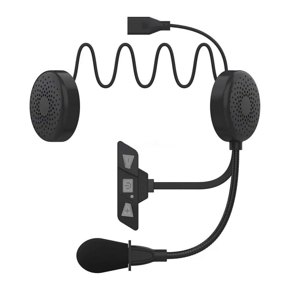 SST Speak&Ride Pro Interfono Bluetooth per Casco Moto - Comunicazione Fino a 500m, Audio Stereo di Alta Qualità, Connessione Fino a 2 Dispositivi, Batteria Lunga Durata, Impermeabile