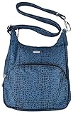 Travelon Anti-Theft Classic Essential Messenger Bag (Blue Snake)