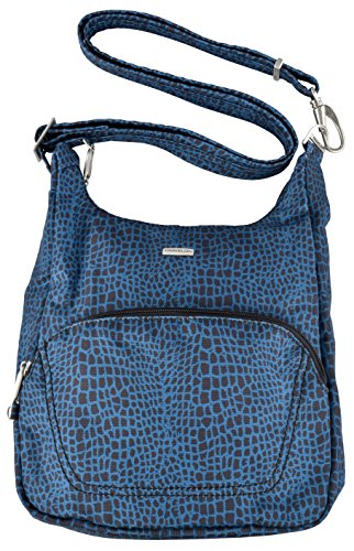 Travelon Anti-Theft Classic Essential Messenger Bag (Blue Snake)
