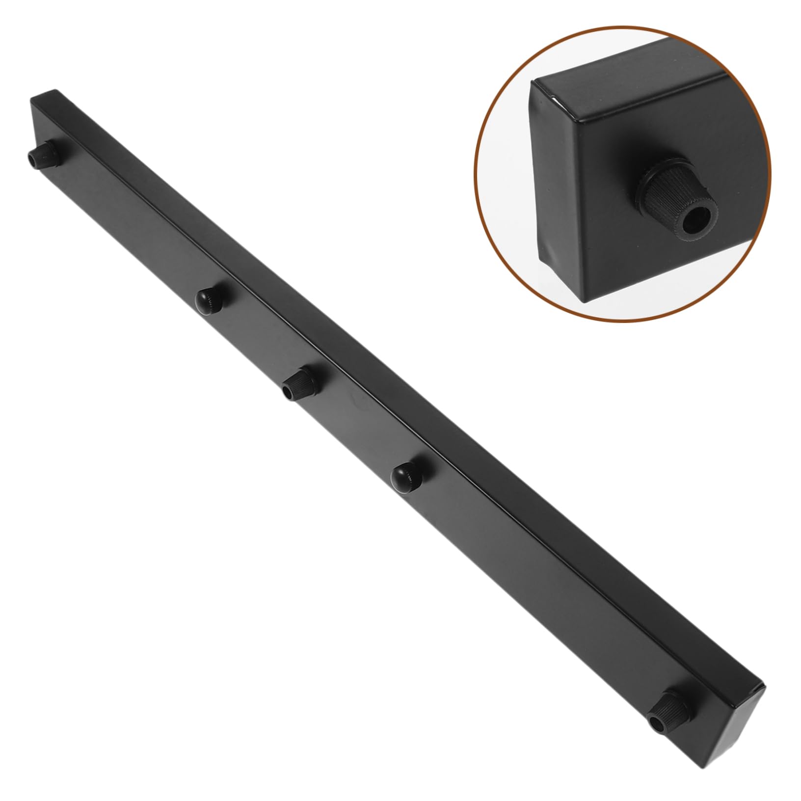 SEWACC Support de Plafond Long pour Luminaire Plaque Rectangulaire pour Éclairage Suspendu Fixation Durable et pour Ambiance