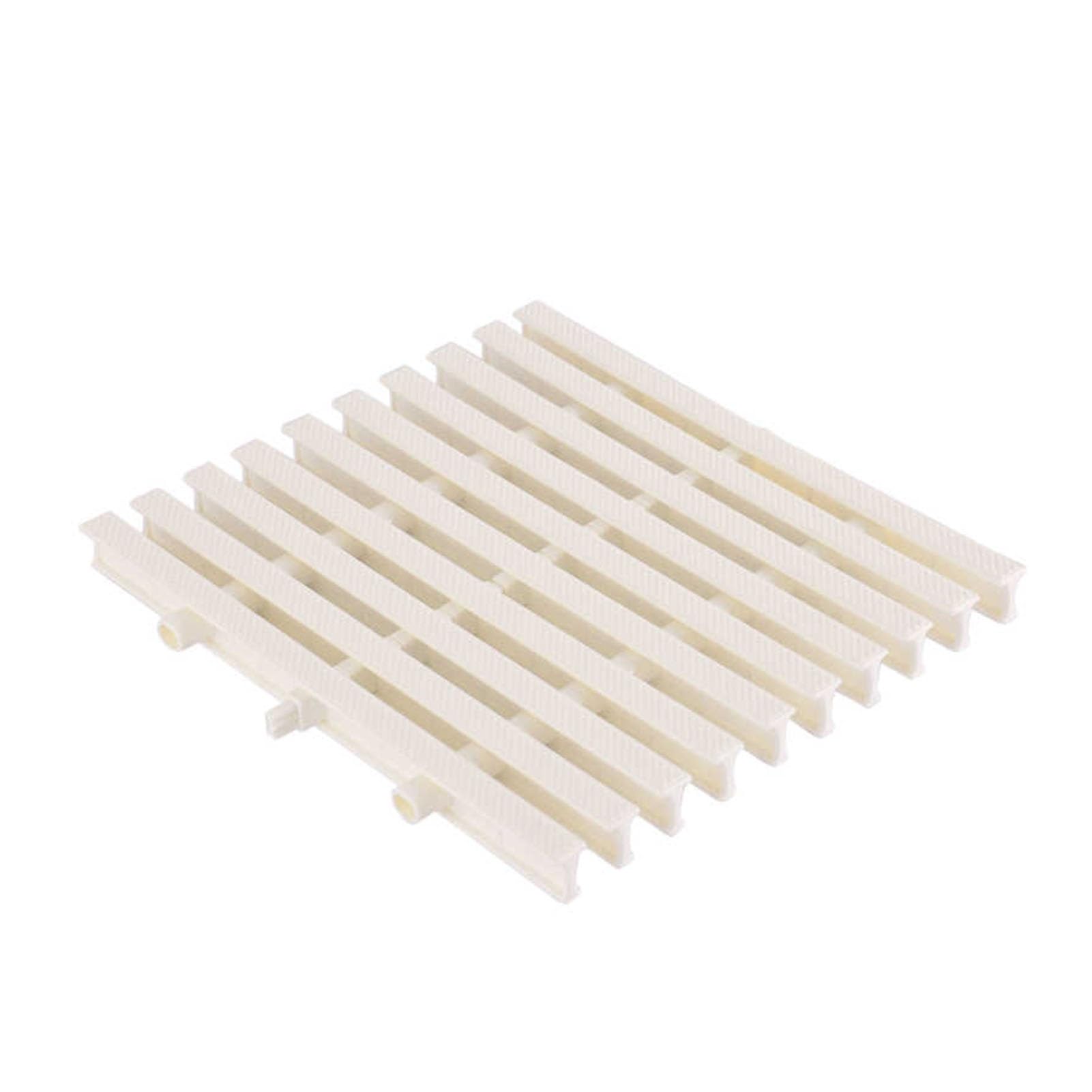 LWJSOCP Swimming Pool Grates,5-Pack White Swimming Pool Grille Drainage Ditch Cover, Splice Channel Grate for Driveways, Gutters, Patios & Pool Decks - 25x100cm Commercial Use