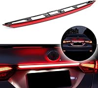 Vista 10 de DRL Lámpara de Freno Luz Trasera de Cola Barra de Maletero Compatible Con Toyota Camry 2018 2019 2020 2021 2022 2023 Lente Ahumado Luz Trasera
