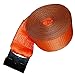 Shippers Supplies 4â€ x 30â€™ Orange Winch Strap with Flat Hook â€” 10 Pack