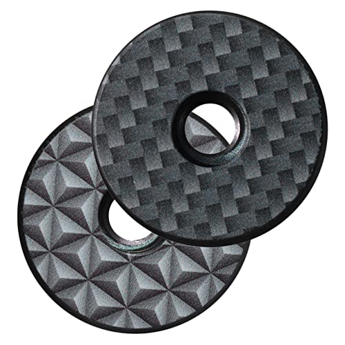 Happyyami Delicate Bike Bowl Caps Professional Bike Stem Caps Lightweight Portable Headset Covers for Bicycles