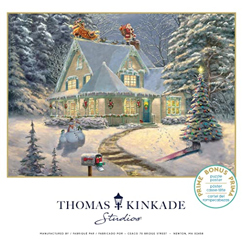 Ceaco - Thomas Kinkade Christmas Midnight - Rompecabezas de 1000 piezas para adultos miniatura 6