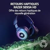 Razer Kraken V4 Pro - Cuffie da gioco wireless con hub di controllo Sensa HD haptics (hub di controllo OLED, driver TriForce da 40 mm, HyperSpeed e Bluetooth, THX Spatial Audio) Nero - 7