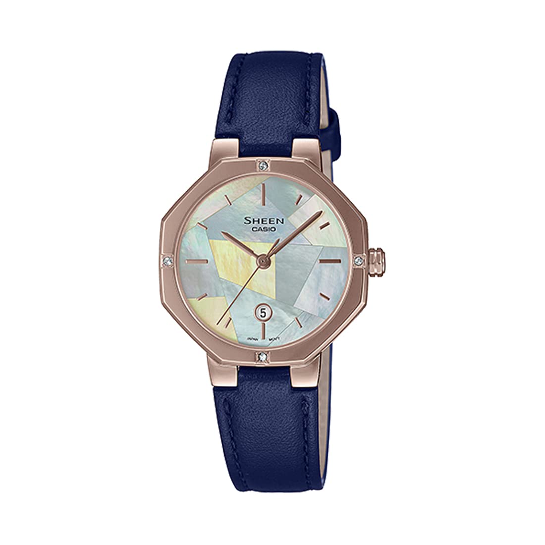Casio Sheen Sapphire Crystal Analog Blue Dial Women SHE-4543CGL-2AUDF (SH259) (B09TP75GL7) Amazon Price History, Amazon Price Tracker