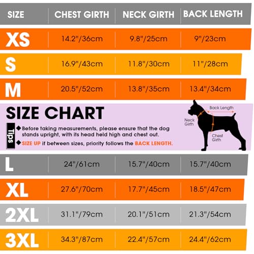 Image of Lelepet Dog Surgery Recovery Suit Onesie for Female Spay & Male Neuter 2XL