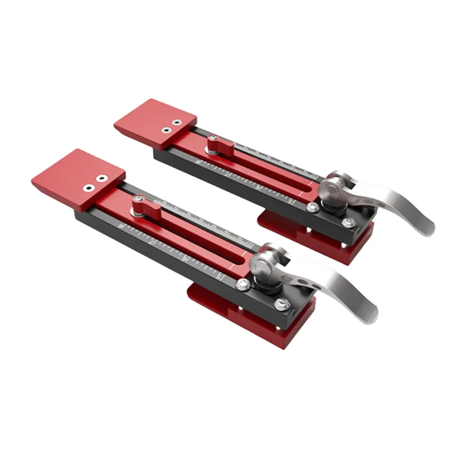 Set 2 Strumenti Misura Rivestimento Acciaio Carbonio Doppia Scala | per Lavoratori Edilizia Installazione Riparazione Rivestimento Operazione Una Mano Risparmia 50% Tempo Impugnatura Comoda