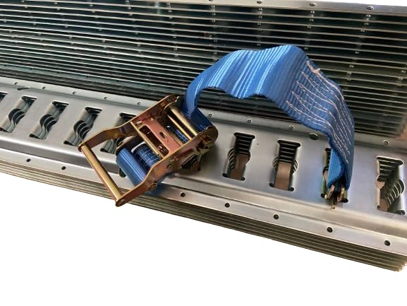 Cric - Supporto per rimorchio - Capacità di carico 2,27 t - Altezza di sollevamento 38 cm - Per auto, camion e rimorchi - 1 pezzo - Blu scuro