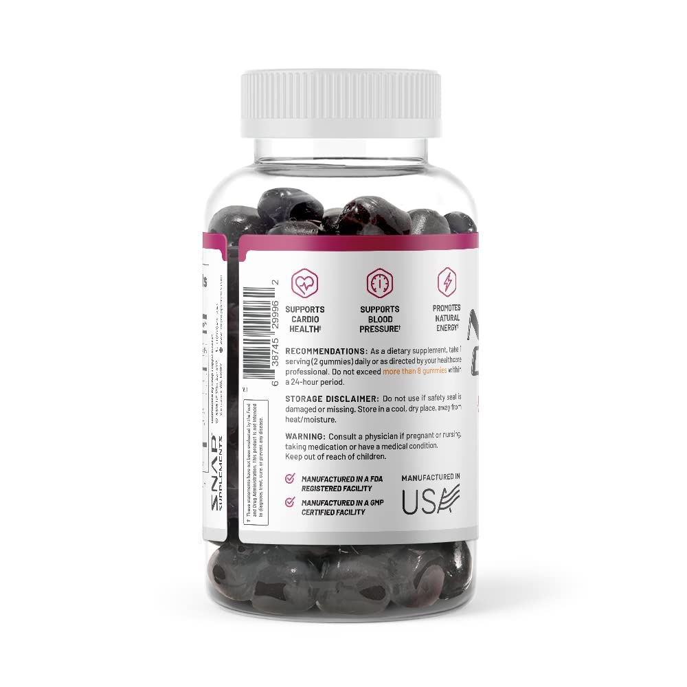 Sugar Free Nitric Oxide Beet Root Gummies Heart Health, Energy Boost