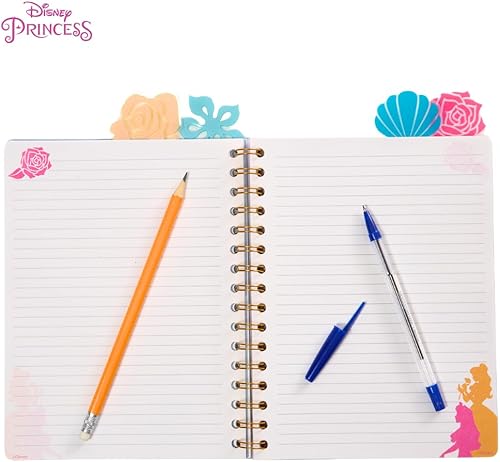 Miniatura 263 de Disney Encanto - Cuaderno con pestañas encuadernadas, encuadernado en espiral, 96 páginas a rayas, 8 x 7 pulgadas, morado
