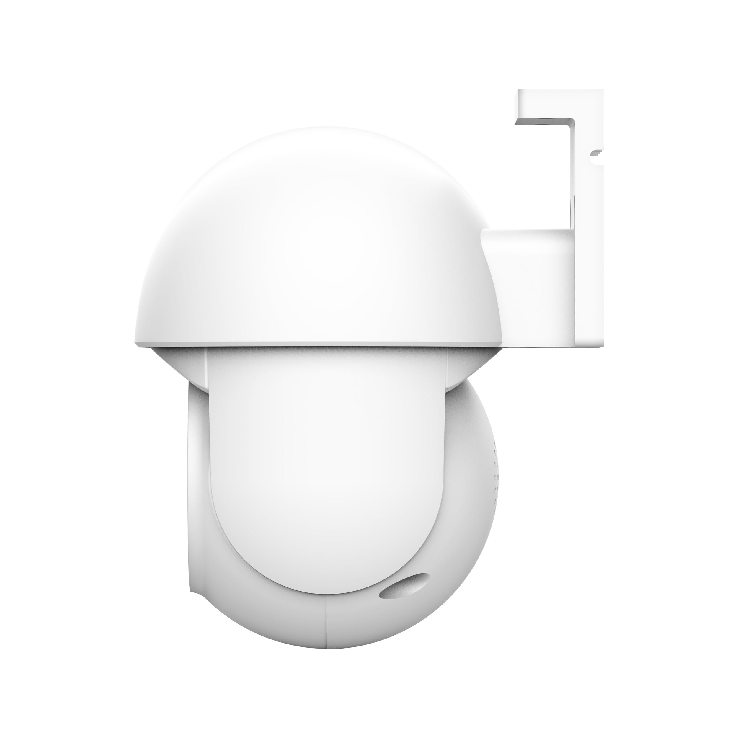 Trust IPCAM-3900 Camera de Surveillance 360° Exterieure avec Vision Nocturne, Lumière/Sirène/Microphone Intégrés, Détection Humaine, Camera WiFi avec Application, Blanc