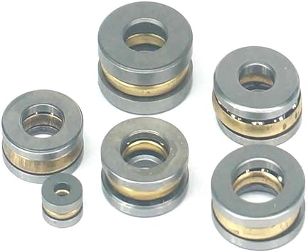 Mini Axial Ball Flat Washers Thrust Bearing F3-8M F4-9M F4-10M F5-10M F5-12M F6-12M F7-13M F8-16M F10-18M (Color : 1 Piece, Size : F5-11M 5x11x4.5mm)