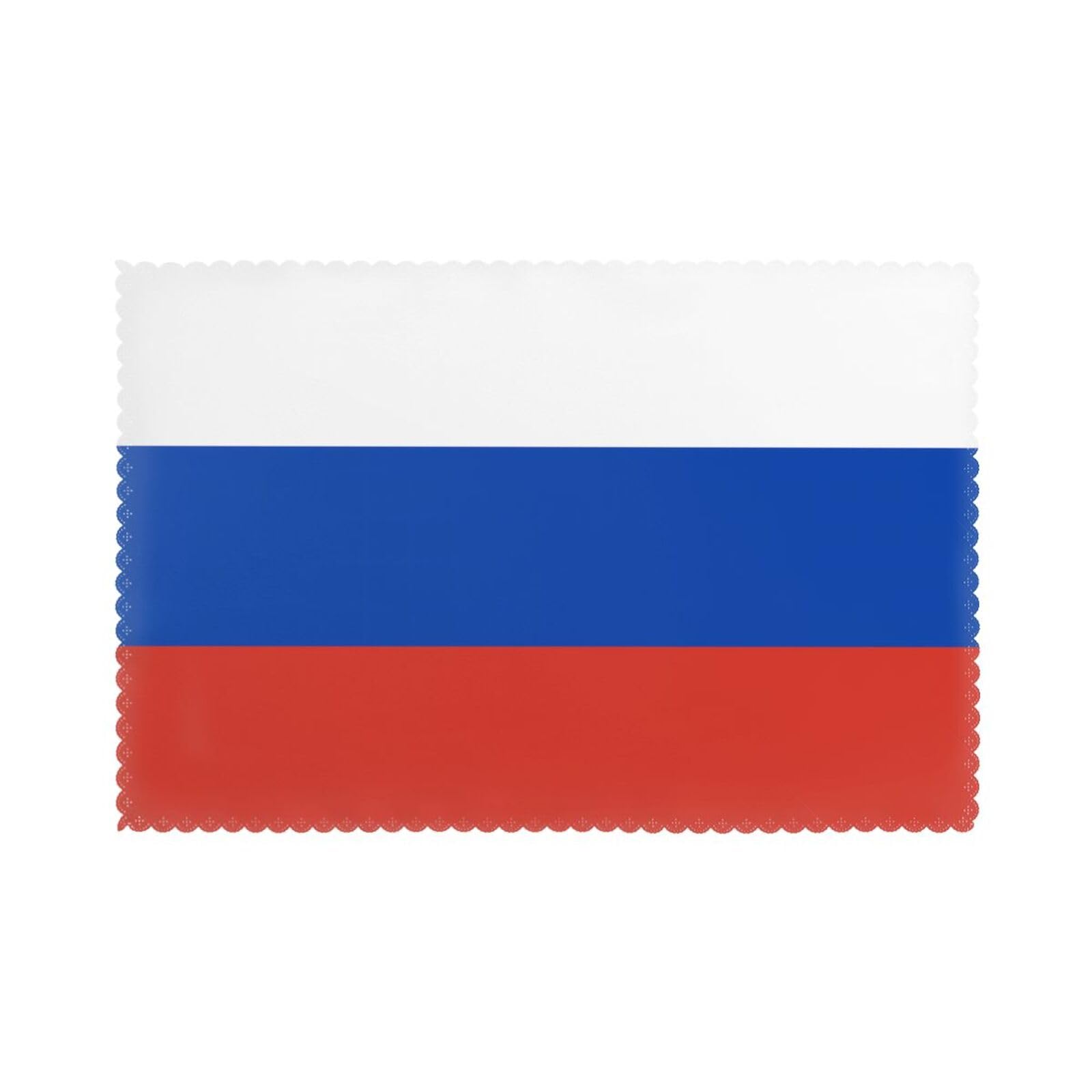 Russian Flag Printed table mat set (6 pieces) - Aesthetic upgrade for family gatherings and hotel banquets