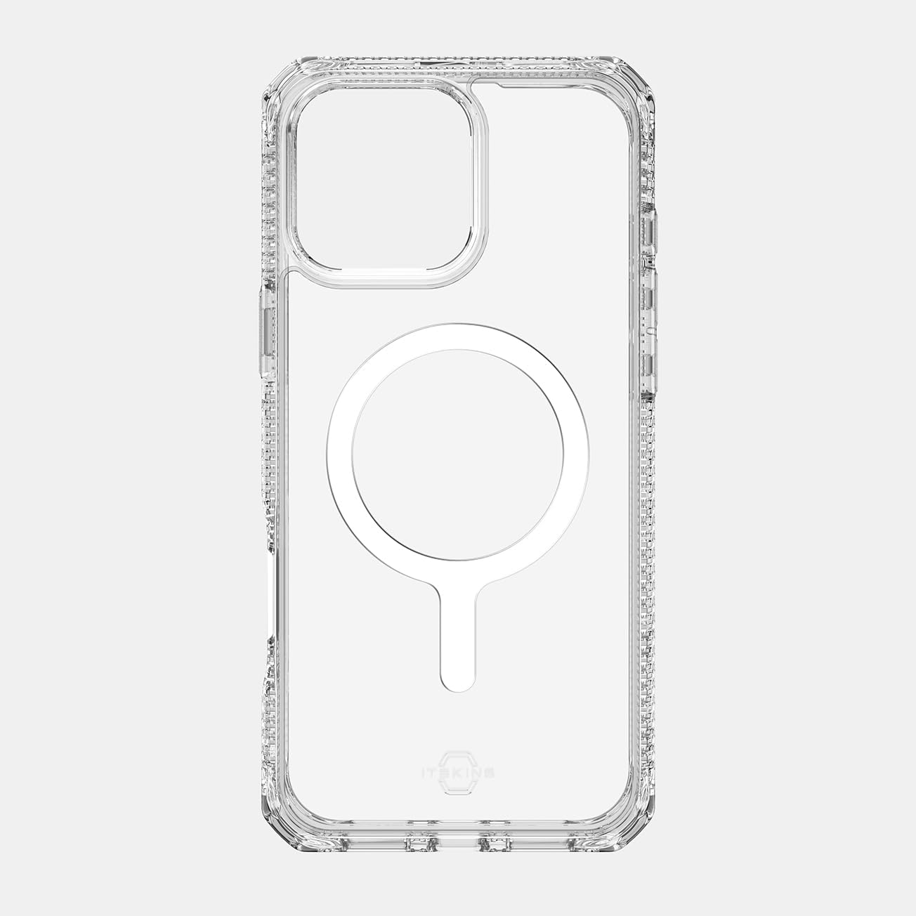 ITSKINS Hybrid R // Clear Touch Magnetic Protective Phone Case for iPhone 16 Pro, Compatible with MagSafe, Slim Hybrid Case, Anti-Yellowing, Military Shockproof Cover - Transparent