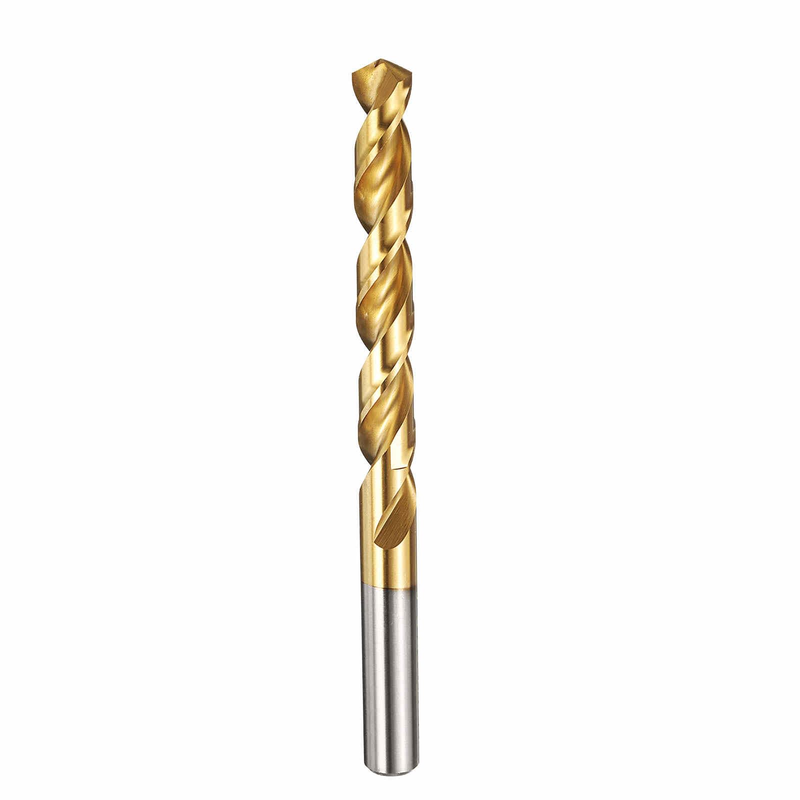 Kozelo 1pcs Drill Bit - [11.8mm Diameter] M42 8% Cobalt HSS Cutting Tool for Machining Hard Metal Stainless Steel Woodworking Handicraft Use, 135° Cutting Angle TiN