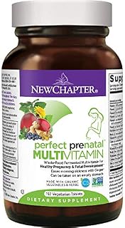 New Chapter Perfect Prenatal Vitamins, 192ct, Organic Prenatal Vitamins, Non-GMO Ingredients for Healthy