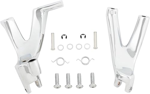 Miniatura 3 de TCT-MOTORPARTS Soportes de control delantero cromados para Harley Sport Glide Breakout 18-23