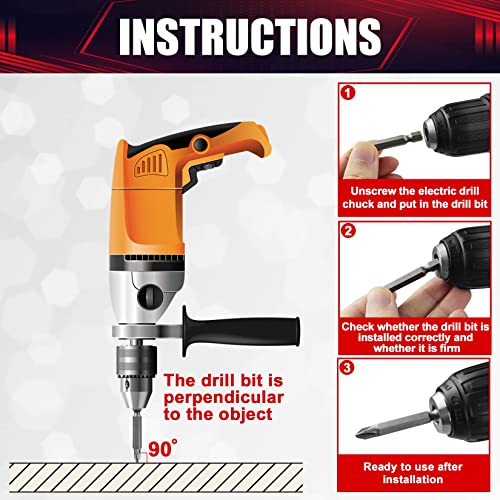 Wesleydrill Screwdriver Bit Set,55 Pcs Impact Driver Bit Set,Nut Driver And Adapter,Fit For Wood/Metal/Cement/Home Repair #TOP6