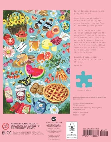 Wildflower Picnic 500-Piece Puzzle image 4