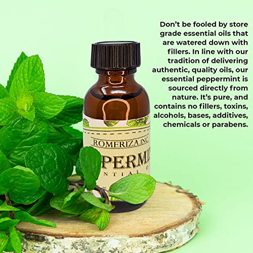 Aceite de menta natural 30 ml en botella ámbar miniatura 7