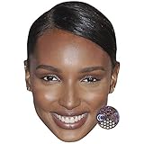Jasmine Tookes (Smile) Big Head. Masque Plus Grand Que Nature.
